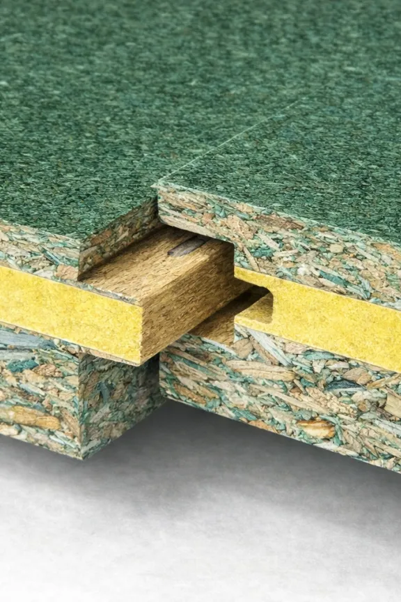 Beplanking bovenop staalstructuur van RoofConnect paneel